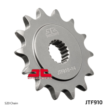Pignon acier JT - 14 dents - Pas 520 - Réf JTF910.14