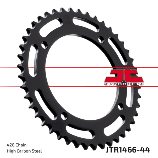 Couronne acier JT - 44 dents - Pas 428 - Réf JTR1466.44