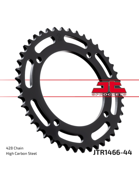 Couronne acier JT - 44 dents - Pas 428 - Réf JTR1466.44