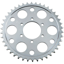 Couronne acier zinc noir JT - 45 dents - Pas 530 - Réf JTR816.45ZBK
