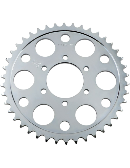 Couronne acier zinc noir JT - 45 dents - Pas 530 - Réf JTR816.45ZBK
