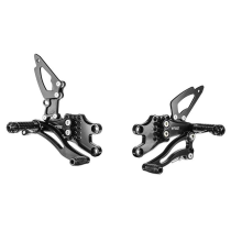 Commandes reculées BONAMICI RACING - Sélection classique ou inversée - KAWASAKI ZX10R 2004-2005