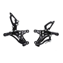 Commandes reculées BONAMICI RACING - Sélection classique ou inversée - KAWASAKI ZX6R 2009-2017