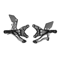 Commandes reculées BONAMICI RACING - Sélection classique ou inversée - KAWASAKI ZX10R 2011-2015