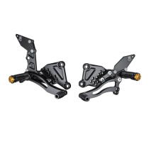 Commandes reculées BONAMICI RACING - Sélection classique - KAWASAKI 250 - 300 NINJA 2008-2017