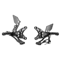 Commandes reculées BONAMICI RACING - Sélection classique - KAWASAKI ZX10R 2016-2020