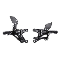 Commandes reculées BONAMICI RACING - Sélection classique ou inversée - KAWASAKI ZX6R 2019-