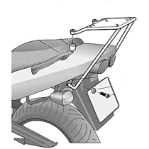 Support Top Case SHAD Top Master Kawasaki ZR7 / 7S 2001-2005