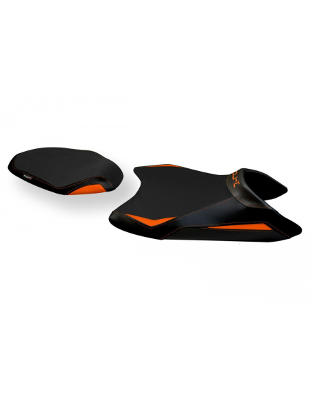 Housse de selle orange TAPPEZZERIA - Avec logo brodé - KTM 890 DUKE 2021-22