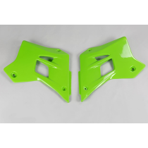 Ouies de radiateur - Vert - UFO Kawasaki 200 KDX 1995-2018