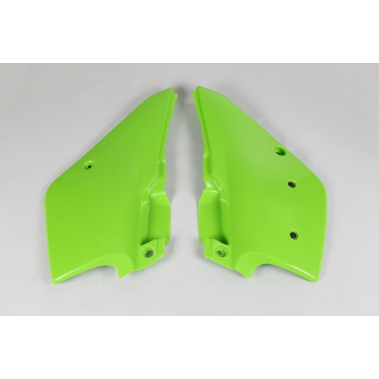Plaques latérales - Vert - UFO Kawasaki 200 KDX 1995-2024