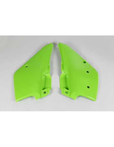 Plaques latérales - Vert - UFO Kawasaki 200 KDX 1995-2024