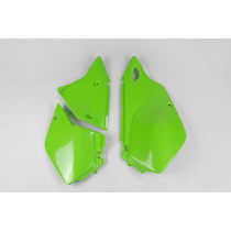 Plaques latérales - Vert - UFO Kawasaki 400 KLX-R 2003-2024