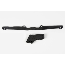 Kit guide chaîne + patin - Noir - UFO Kawasaki 125 250 KX 2003-2008
