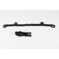 Kit guide chaîne + patin - Noir - UFO Kawasaki 250 KX-F 2006-2008