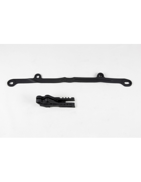 Kit guide chaîne + patin - Noir - UFO Kawasaki 250 KX-F 2006-2008