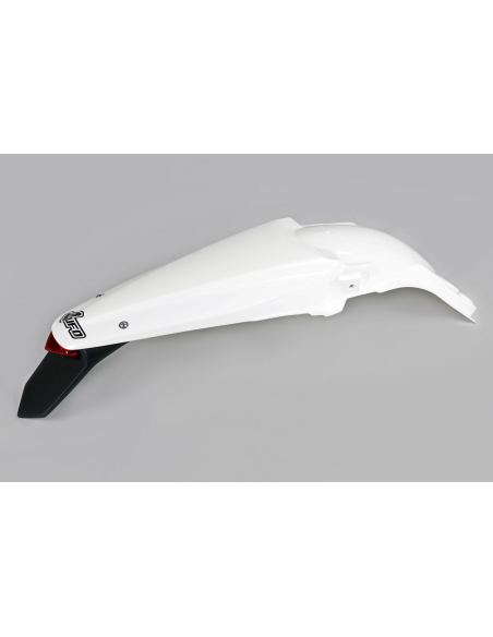 Garde boue Arrière Enduro - Blanc - UFO Kawasaki 250 KX-F 2009-2012