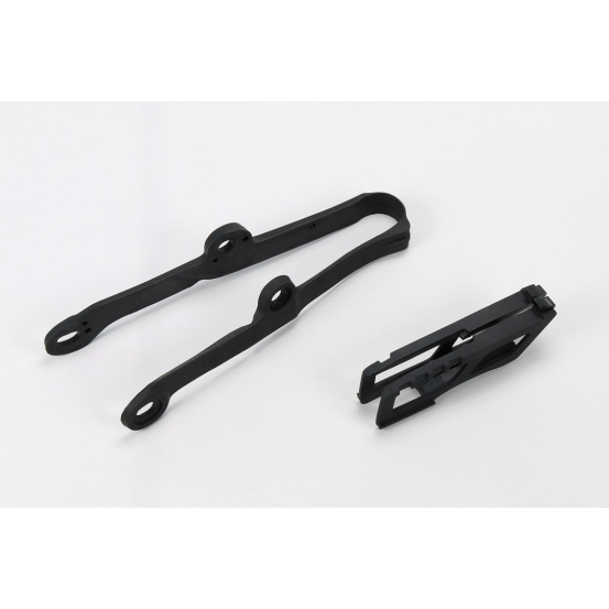 Kit guide chaîne + patin - Noir - UFO Kawasaki 250 KX-F 2009-2016