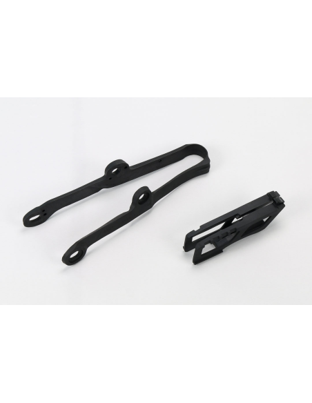 Kit guide chaîne + patin - Noir - UFO Kawasaki 250 KX-F 2009-2016