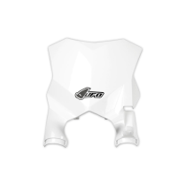 Plaque avant Stadium - Blanc - UFO Kawasaki 450 KX-F 2016-2026 / 250 KX-F 2017-2026