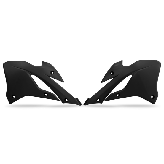 Ouies de radiateur - Noir - UFO Kawasaki 85 KX 2022-2024