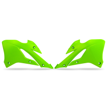 Ouies de radiateur - Néon Vert - UFO Kawasaki 85 KX 2022-2024