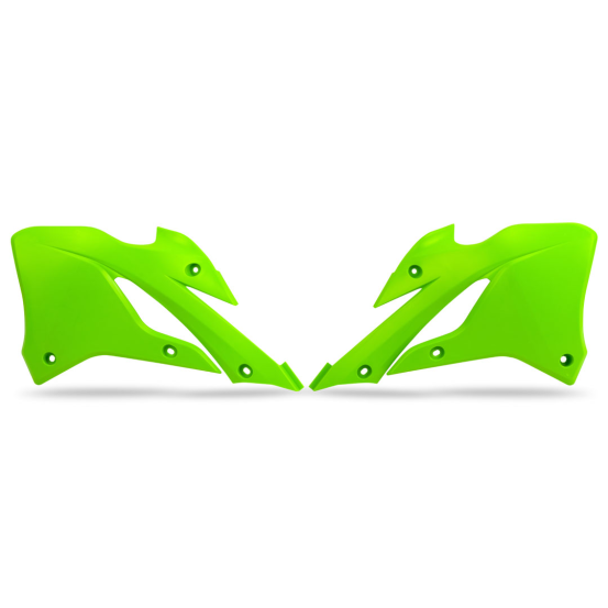 Ouies de radiateur - Néon Vert - UFO Kawasaki 85 KX 2022-2024