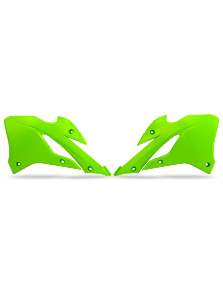 Ouies de radiateur - Néon Vert - UFO Kawasaki 85 KX 2022-2024