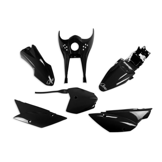 Kit plastiques - Noir - UFO Kawasaki 110 KLX 2010-2024