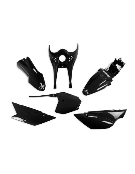 Kit plastiques - Noir - UFO Kawasaki 110 KLX 2010-2024