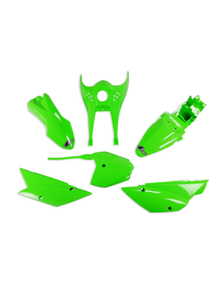 Kit plastiques - Vert - UFO Kawasaki 110 KLX 2010-2024