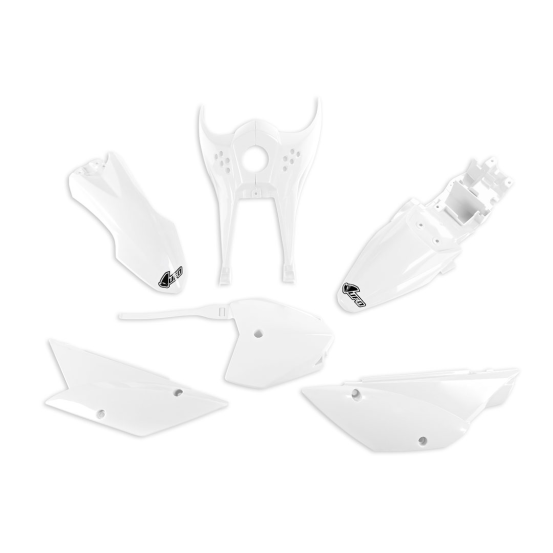 Kit plastiques - Blanc - UFO Kawasaki 110 KLX 2010-2024