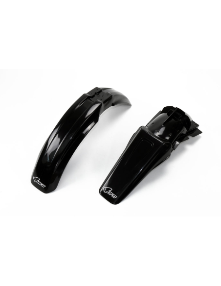 Kit Gardes boues Avant + Arrière - Noir - UFO Kawasaki 125 250 KX 1999-2002