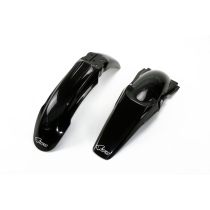Kit Gardes boues Avant + Arrière - Noir - UFO Kawasaki 125 250 KX 2003-2008