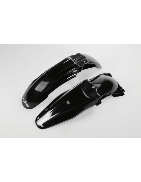 Kit Gardes boues Avant + Arrière - Noir - UFO Kawasaki 250 KX-F 2006-2008