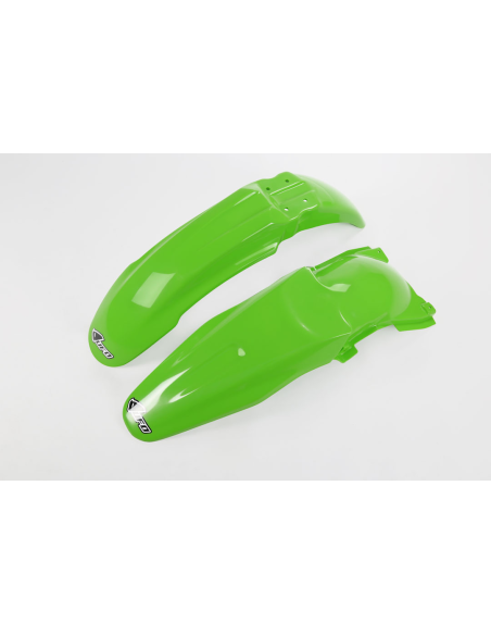 Kit Gardes boues Avant + Arrière - Origine - UFO Kawasaki 250 KX-F 2006-2008