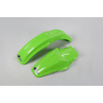 Kit Gardes boues Avant + Arrière - Origine - UFO Kawasaki 85 KX 2000-2012