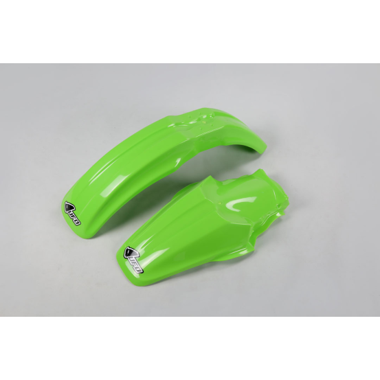 Kit Gardes boues Avant + Arrière - Origine - UFO Kawasaki 85 KX 2000-2012