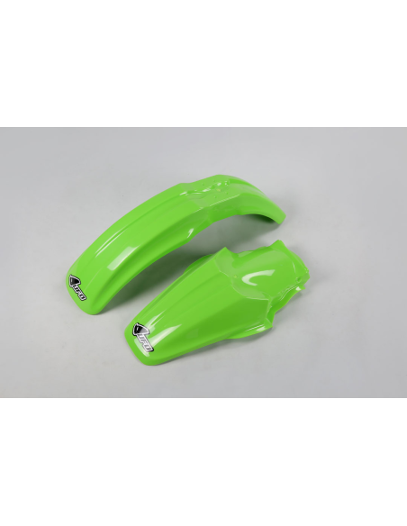 Kit Gardes boues Avant + Arrière - Origine - UFO Kawasaki 85 KX 2000-2012