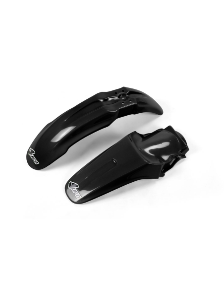 Kit Gardes boues Avant + Arrière - Noir - UFO Kawasaki 85 KX 2000-2012