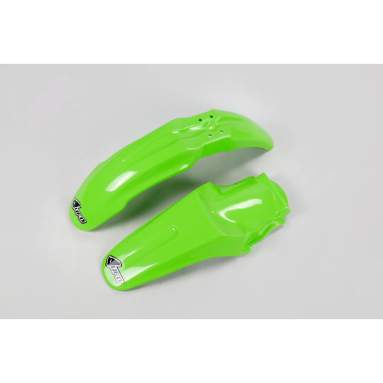 Kit Gardes boues Avant + Arrière - Origine - UFO Kawasaki 85 KX 2000-2012