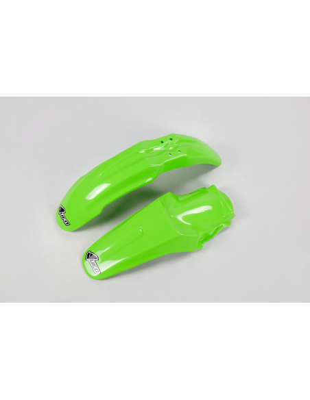 Kit Gardes boues Avant + Arrière - Origine - UFO Kawasaki 85 KX 2000-2012