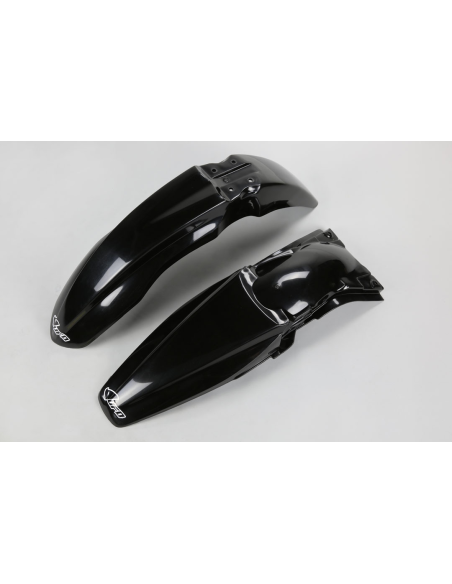 Kit Gardes boues Avant + Arrière - Noir - UFO Kawasaki 250 KX-F 2009-2012