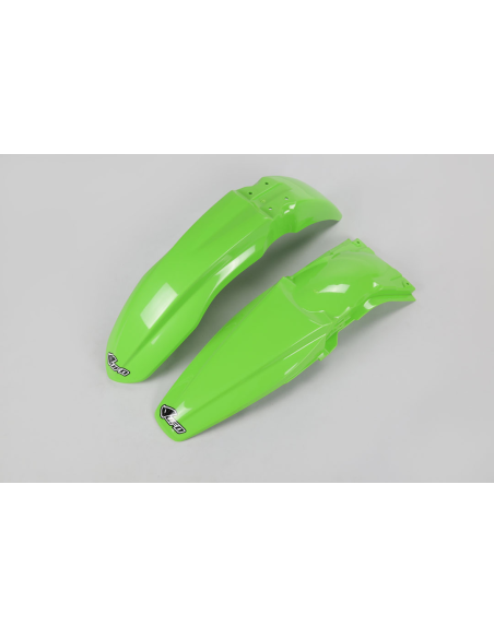 Kit Gardes boues Avant + Arrière - Origine - UFO Kawasaki 250 KX-F 2009-2012