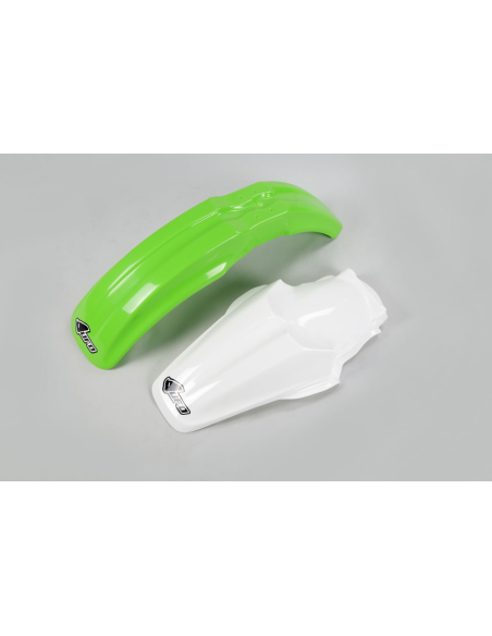 Kit Gardes boues Avant + Arrière - Origine - UFO Kawasaki 85 KX 2013