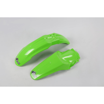 Kit Gardes boues Avant + Arrière - Vert - UFO Kawasaki 85 KX 2013