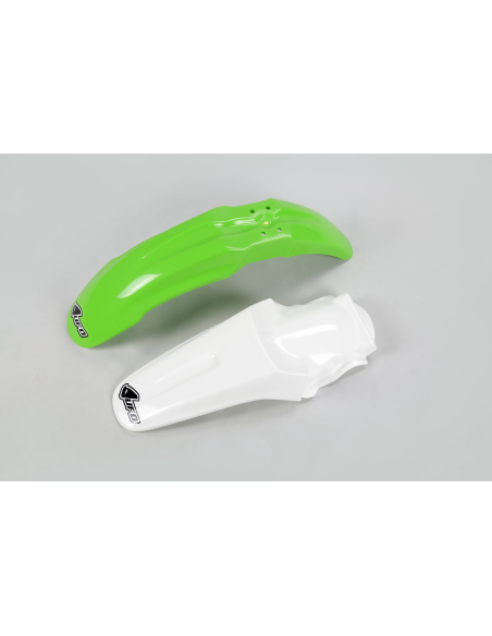 Kit Gardes boues Avant + Arrière - Origine - UFO Kawasaki 85 KX 2013