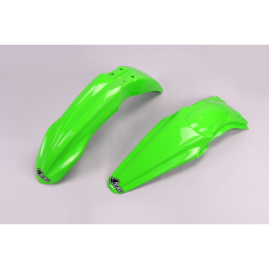 Kit Gardes boues Avant + Arrière - Origine 2016 - UFO Kawasaki 250 KX-F 2014-2016