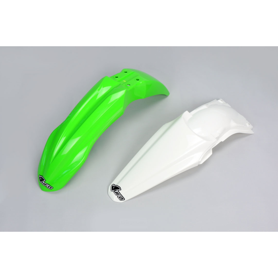 Kit Gardes boues Avant + Arrière - Origine 2014 - UFO Kawasaki 250 KX-F 2014-2016