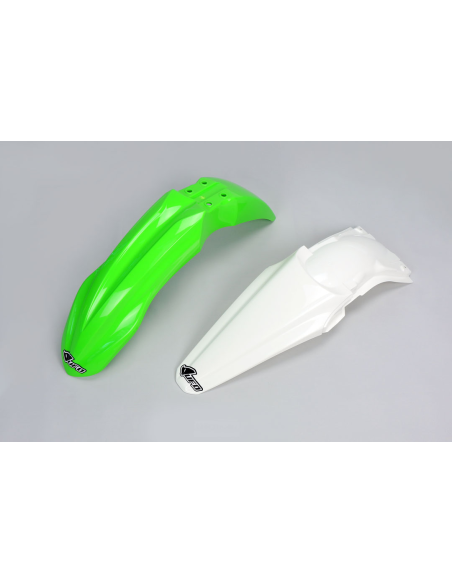 Kit Gardes boues Avant + Arrière - Origine 2014 - UFO Kawasaki 250 KX-F 2014-2016